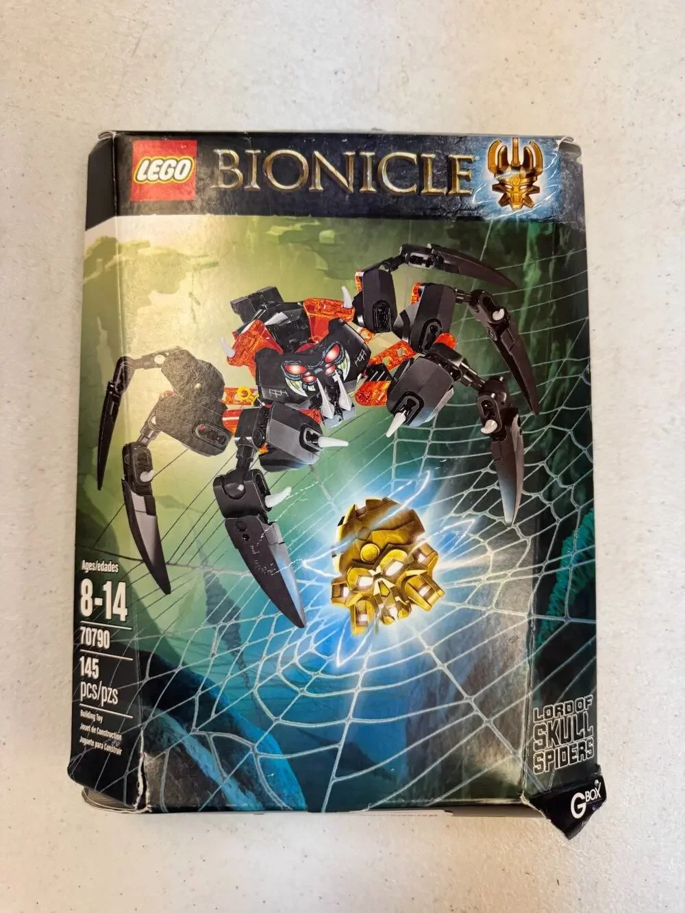 LEGO BIONICLE: Skull Warrior (70790) 145 Pcs Retired New Sealed Wear Box